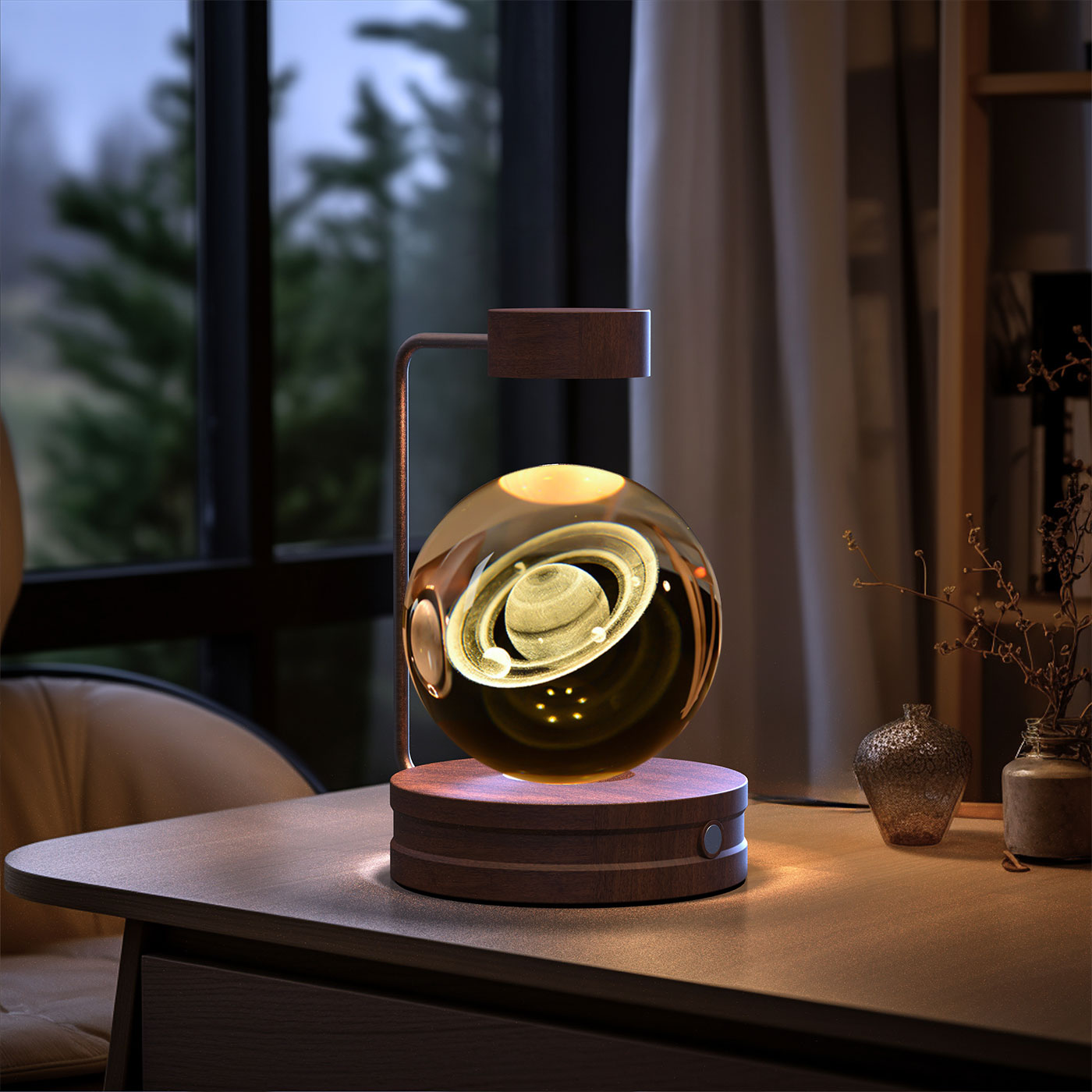 Cosmic Dinosaur Crystal Ball Night Light