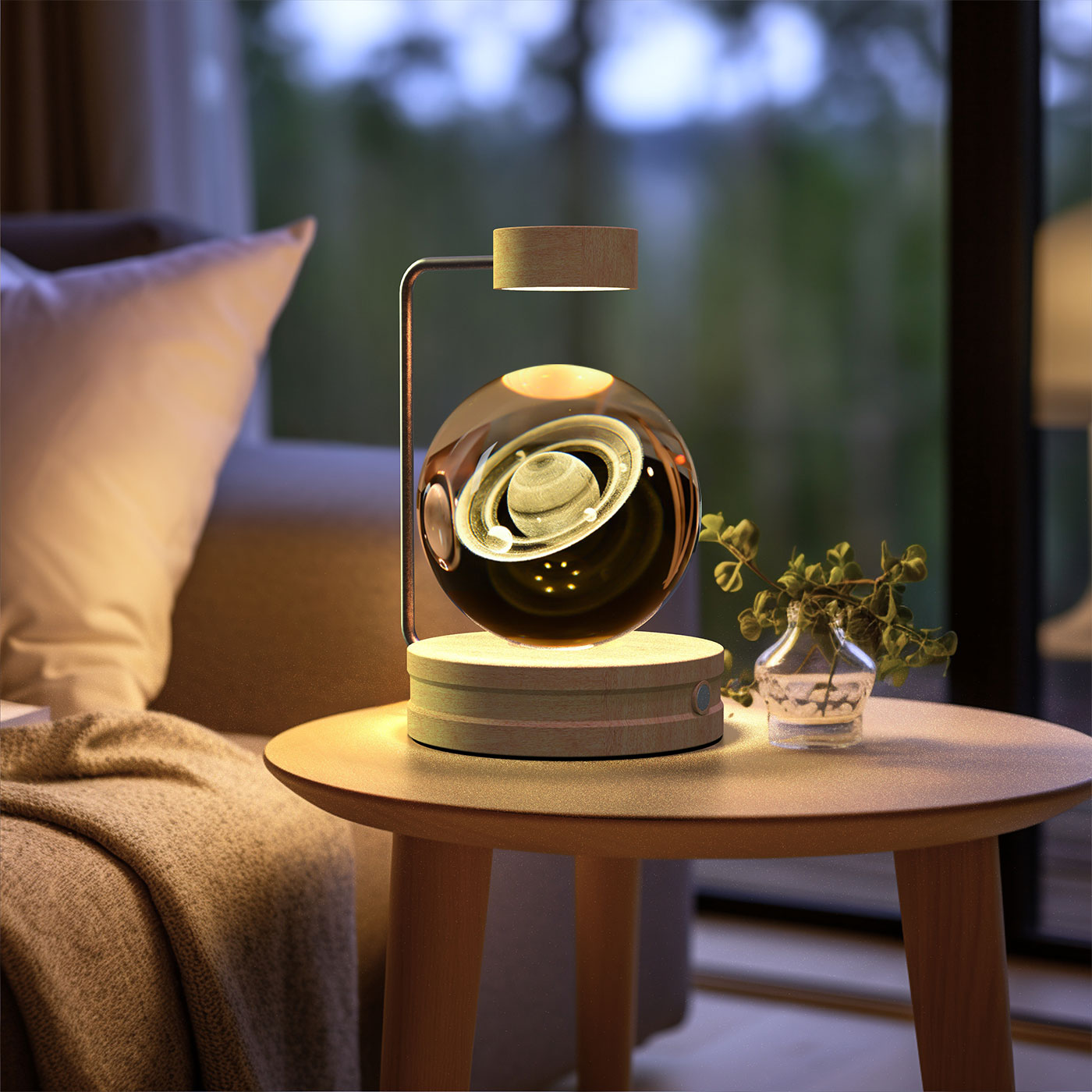 Cosmic Dinosaur Crystal Ball Night Light