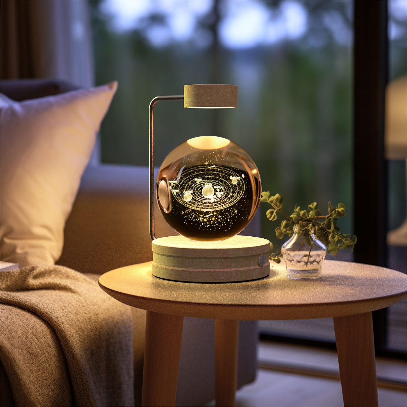 Cosmic Dinosaur Crystal Ball Night Light