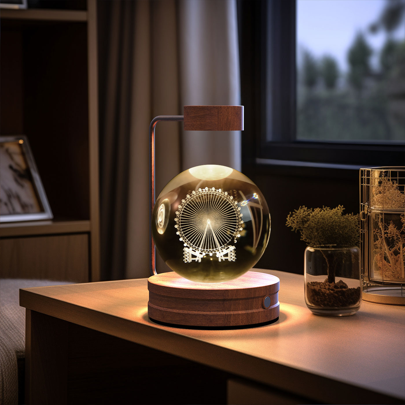 Cosmic Dinosaur Crystal Ball Night Light