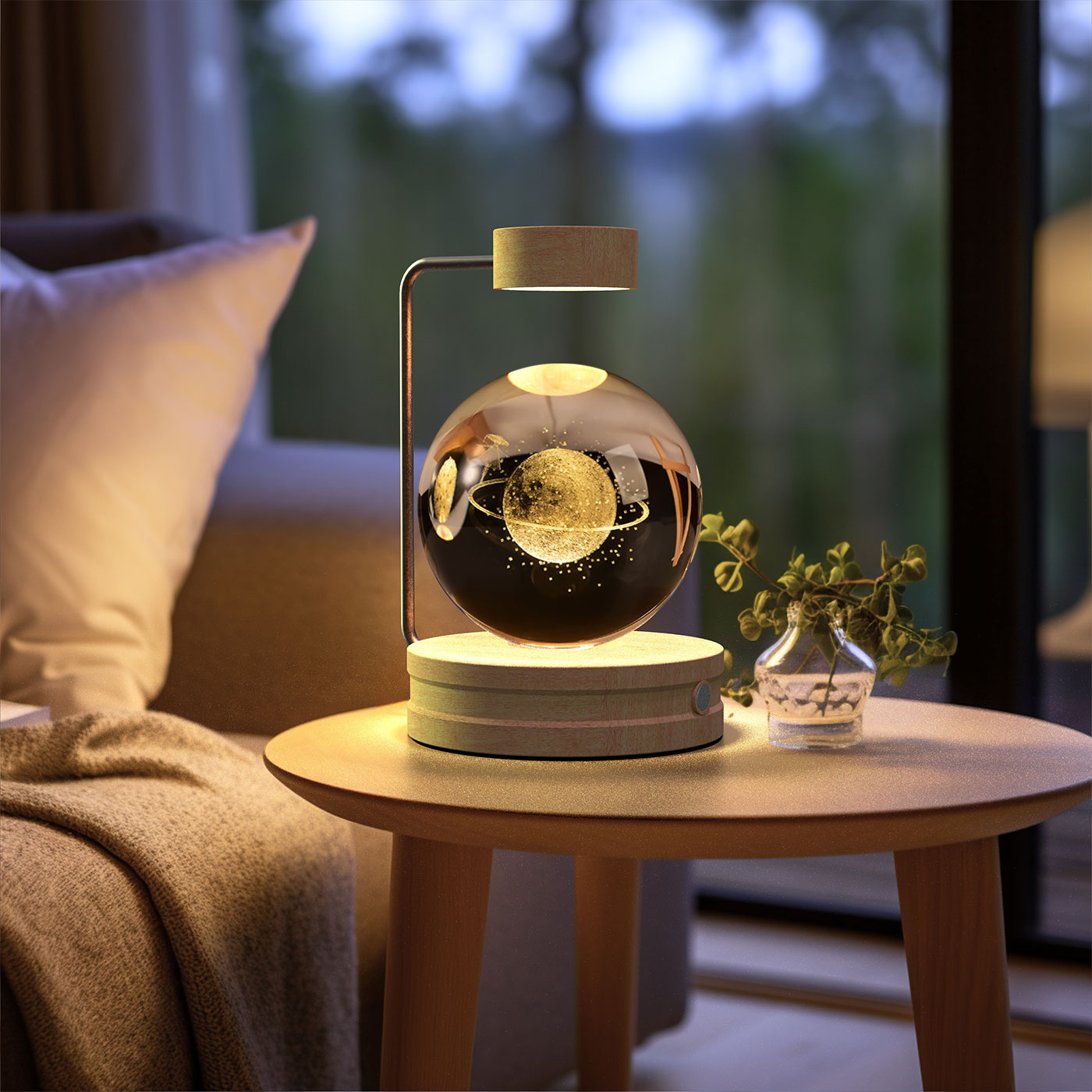 Cosmic Dinosaur Crystal Ball Night Light