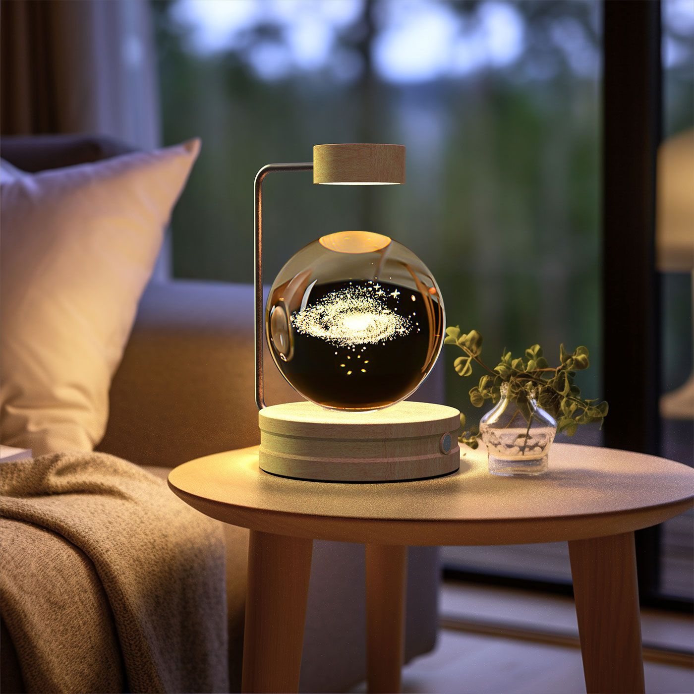 Cosmic Dinosaur Crystal Ball Night Light