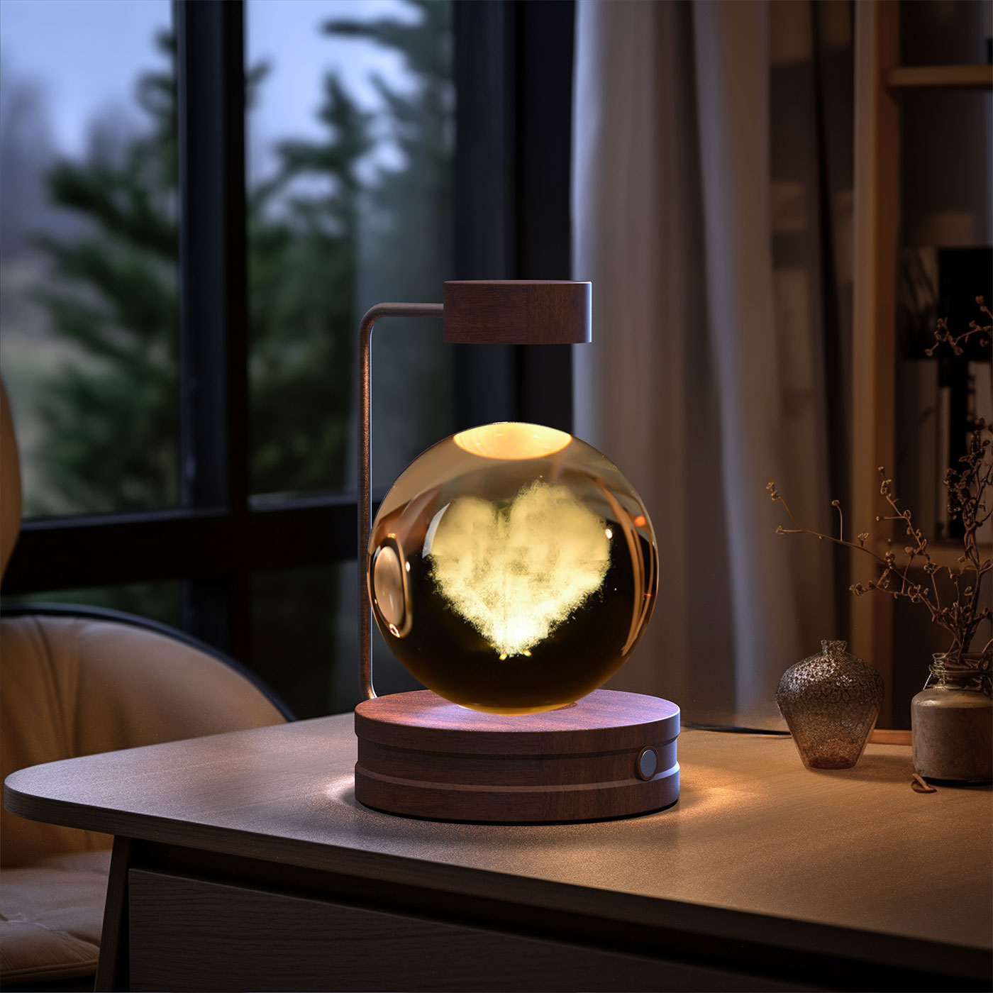 Cosmic Dinosaur Crystal Ball Night Light