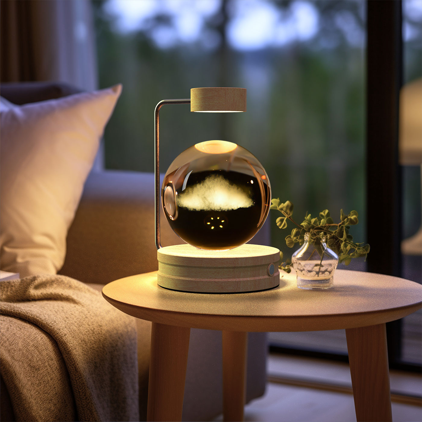 Cosmic Dinosaur Crystal Ball Night Light