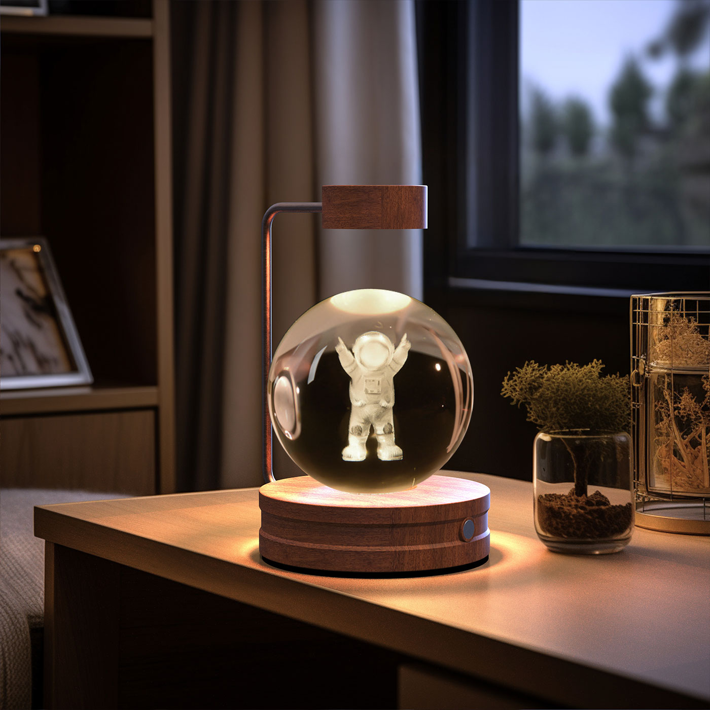Cosmic Dinosaur Crystal Ball Night Light