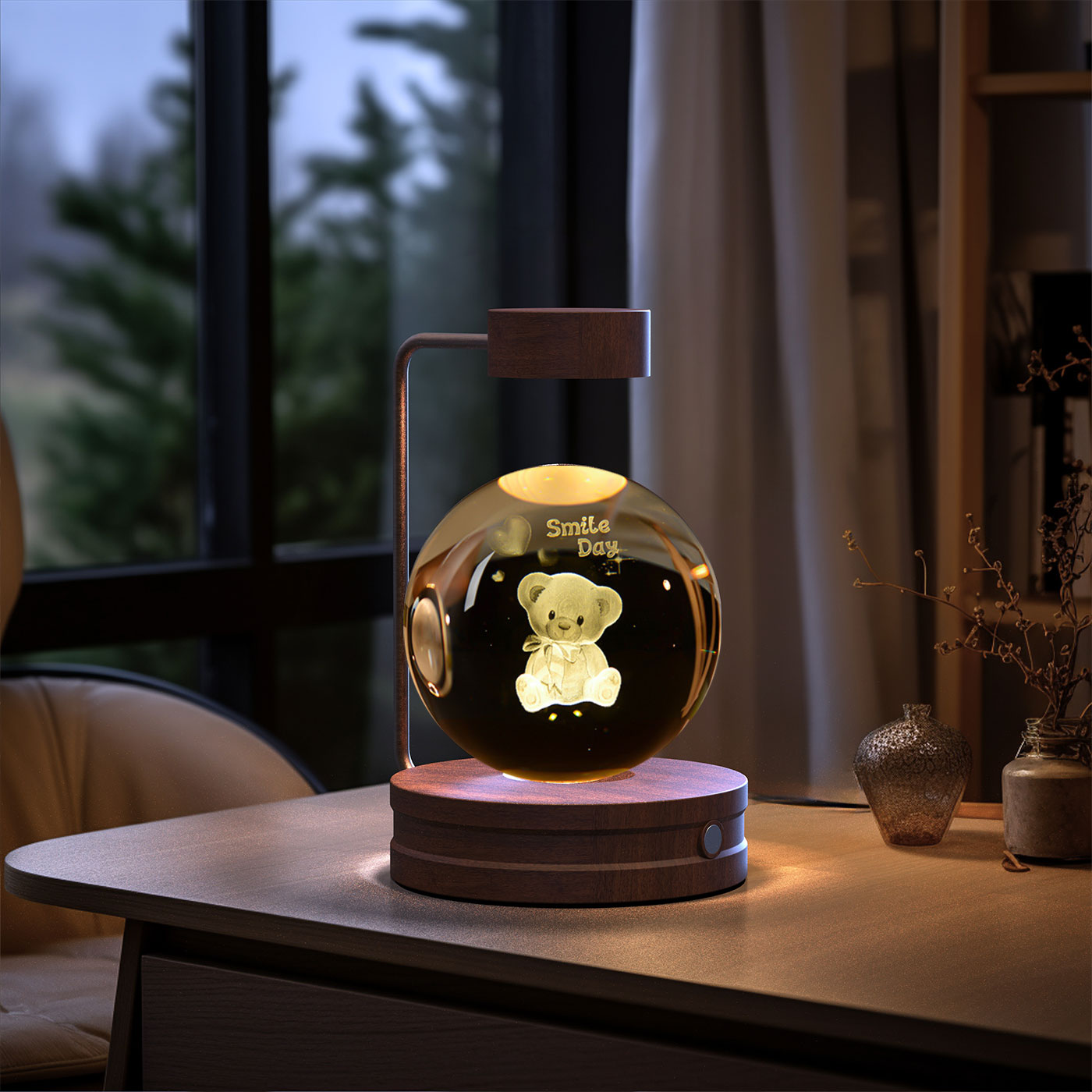 Cosmic Dinosaur Crystal Ball Night Light