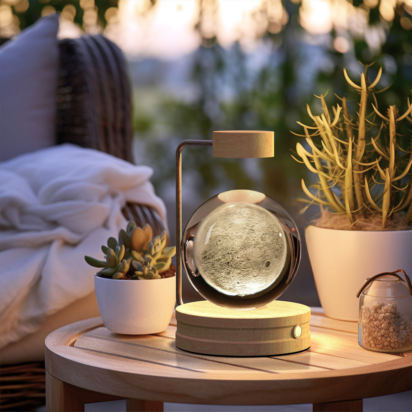 Cosmic Dinosaur Crystal Ball Night Light