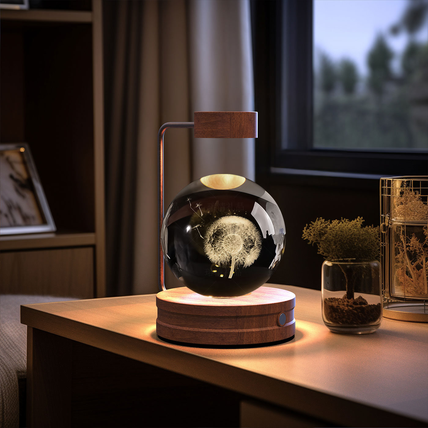 Cosmic Dinosaur Crystal Ball Night Light