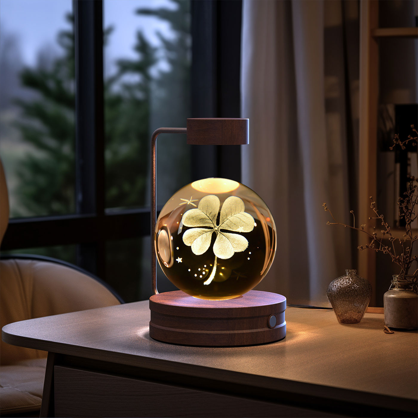 Cosmic Dinosaur Crystal Ball Night Light