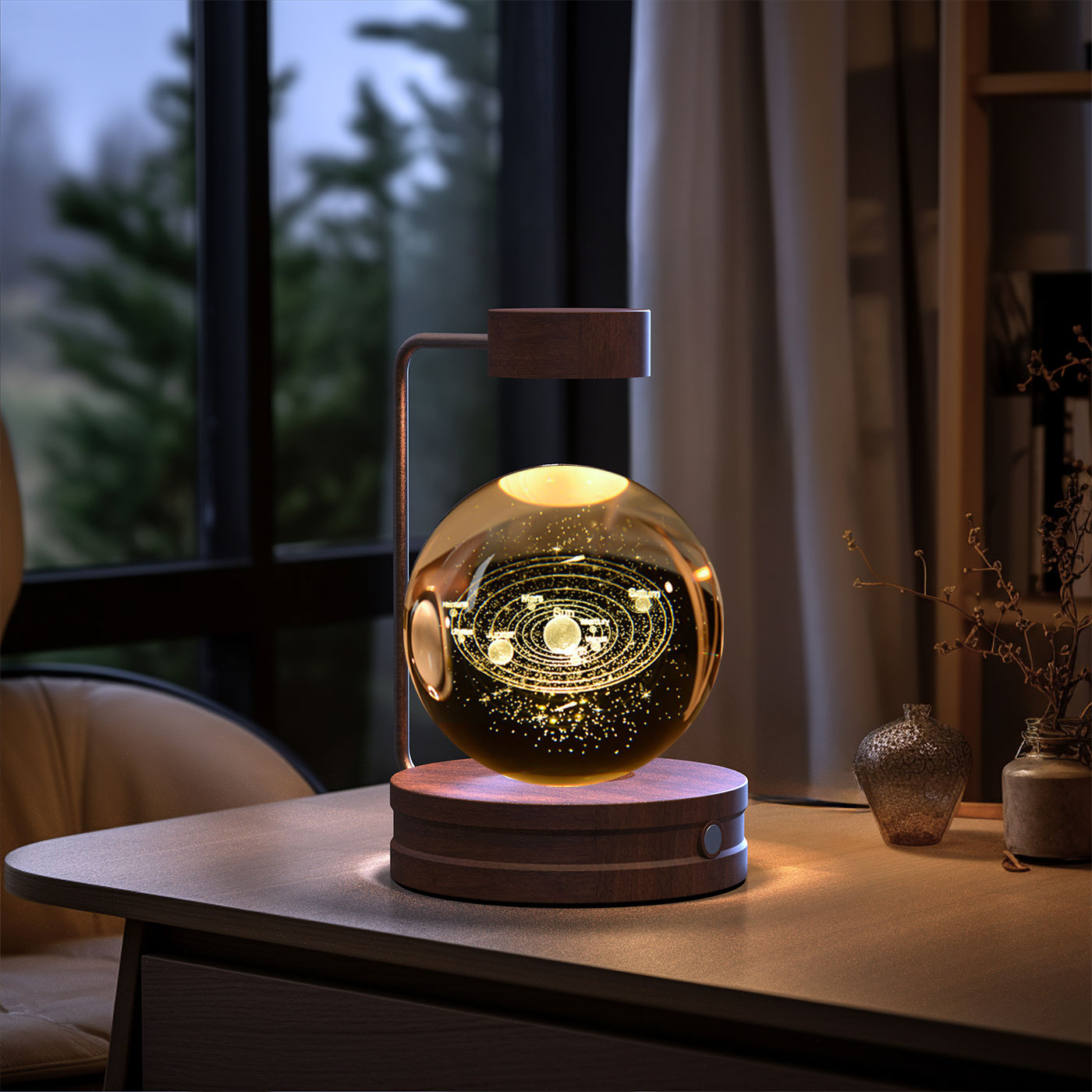 Cosmic Dinosaur Crystal Ball Night Light