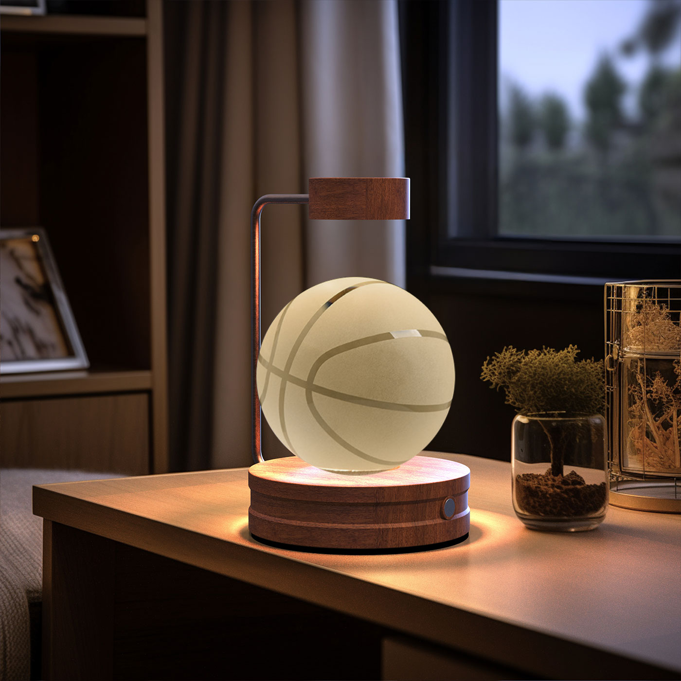 Cosmic Dinosaur Crystal Ball Night Light