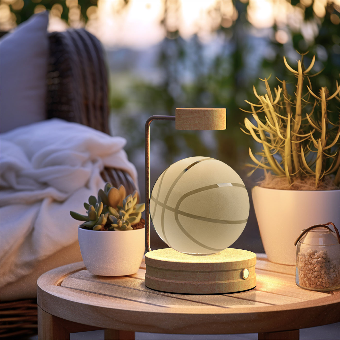 Cosmic Dinosaur Crystal Ball Night Light