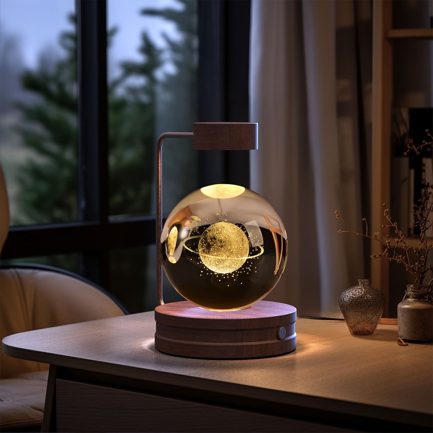 Cosmic Dinosaur Crystal Ball Night Light
