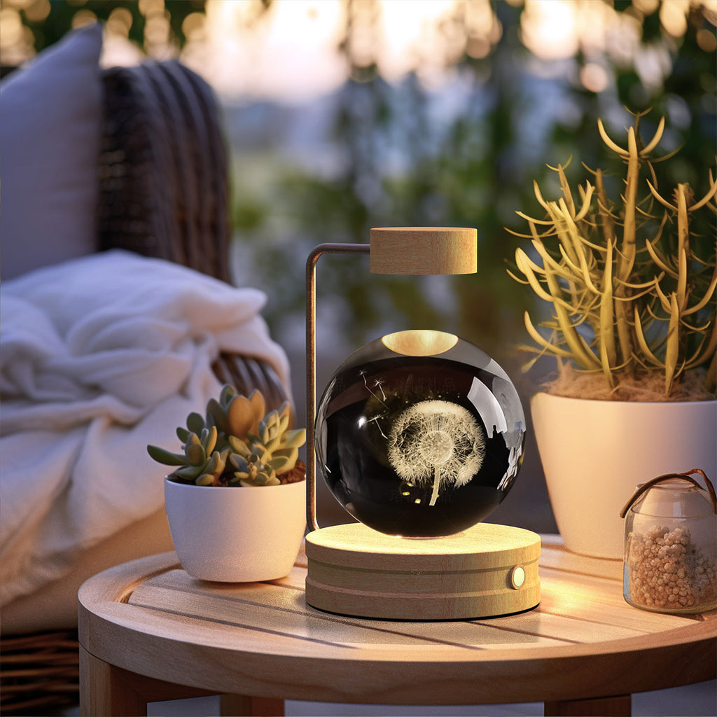 Cosmic Dinosaur Crystal Ball Night Light