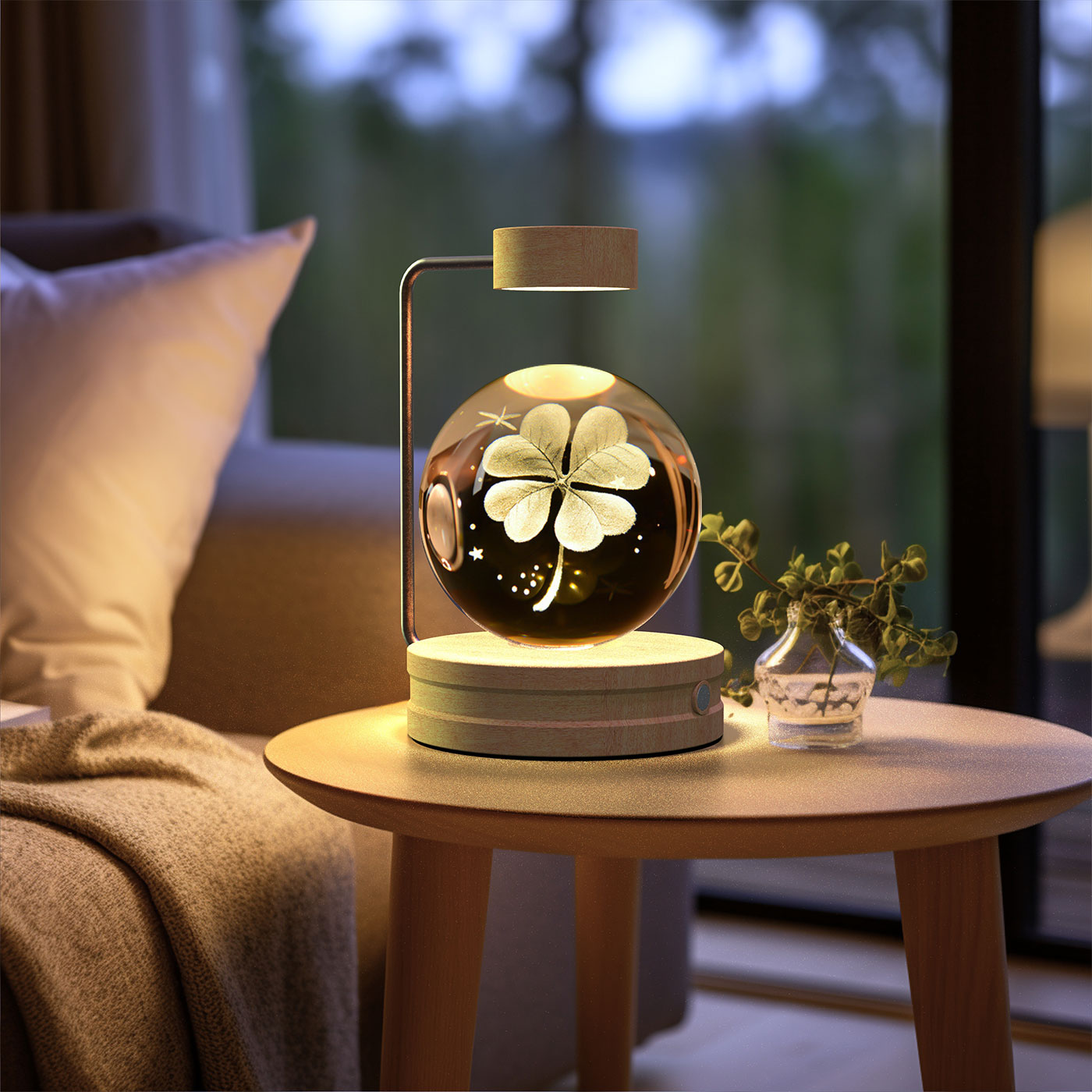 Cosmic Dinosaur Crystal Ball Night Light