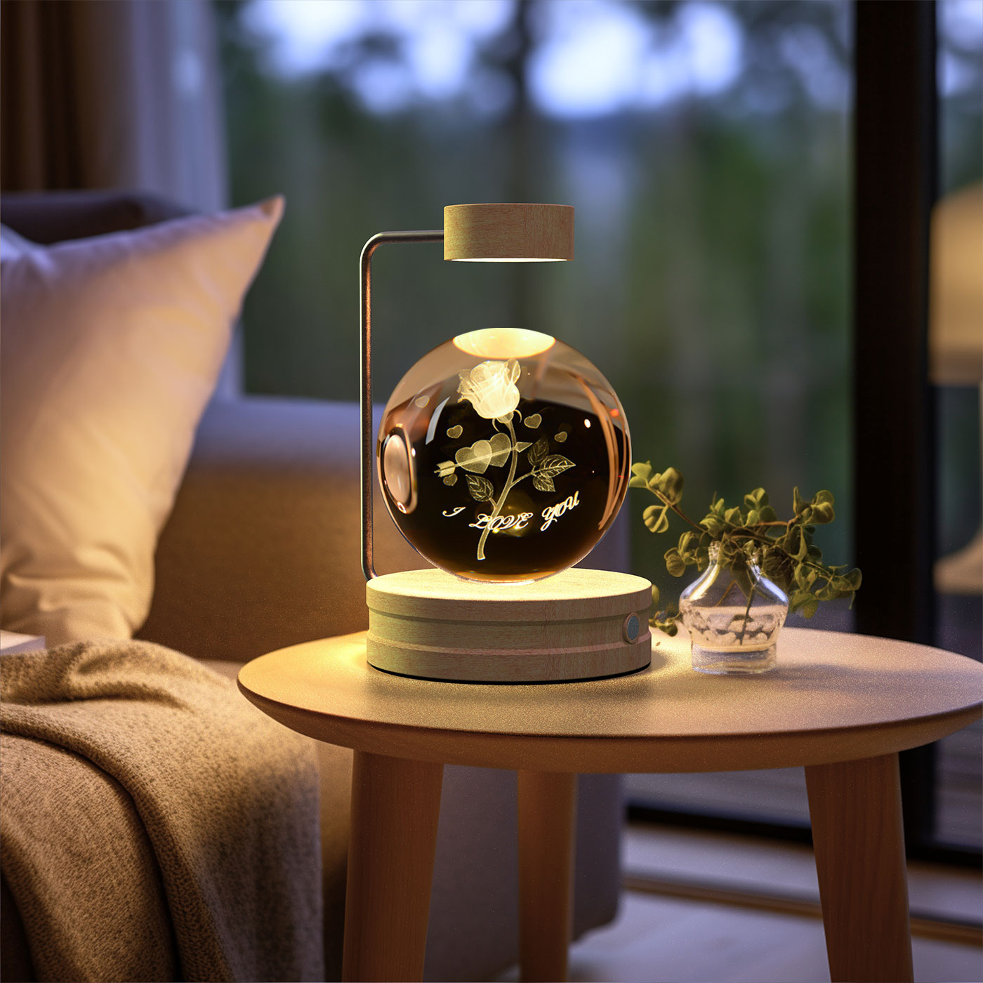 Cosmic Dinosaur Crystal Ball Night Light