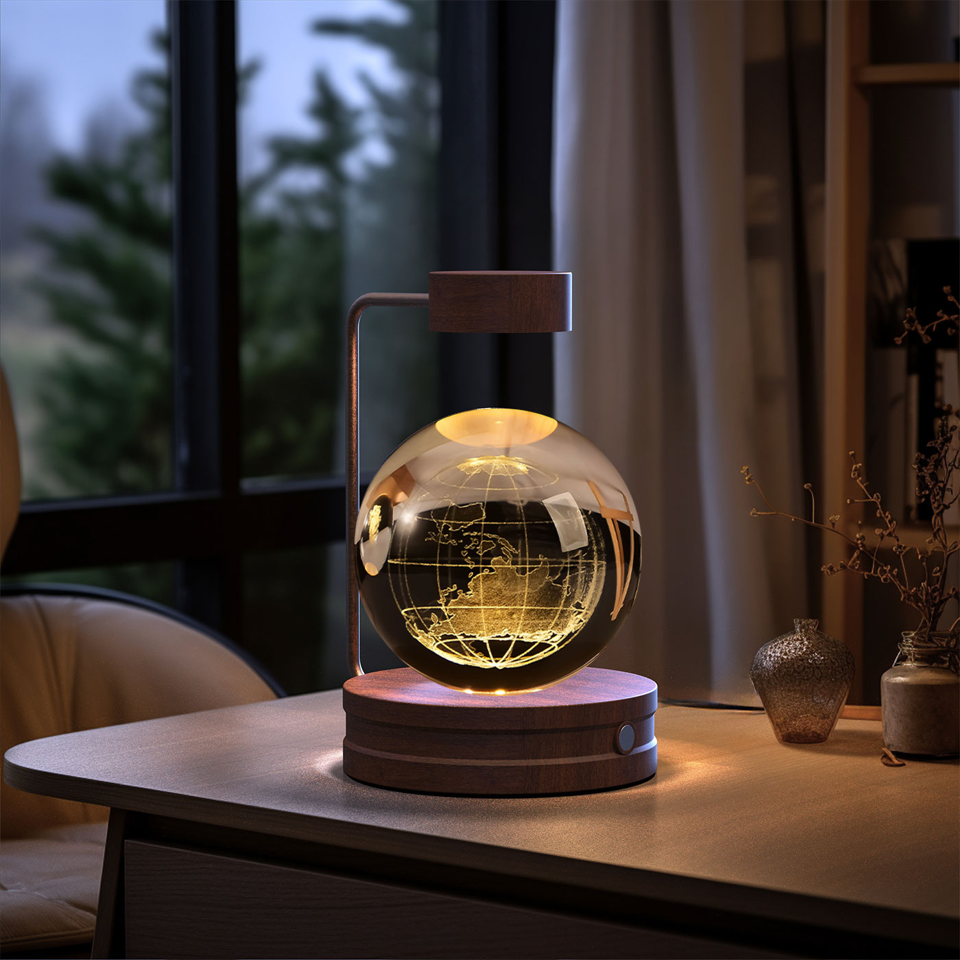 Cosmic Dinosaur Crystal Ball Night Light