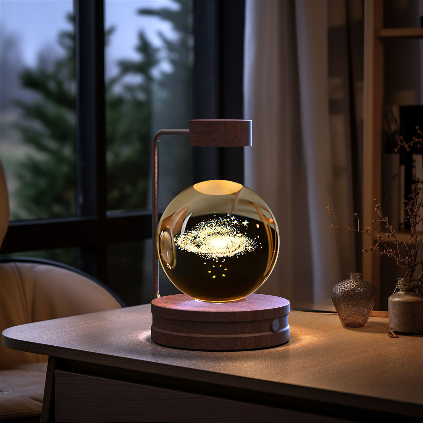 Cosmic Dinosaur Crystal Ball Night Light