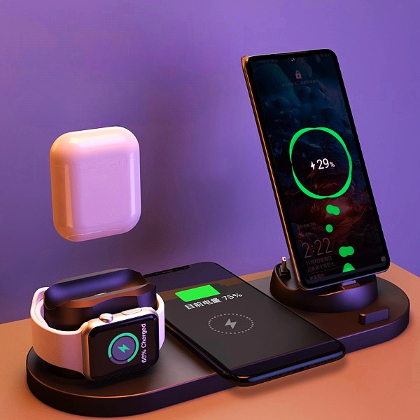 NexCharge 6-in-1 — Wireless Charging Dock